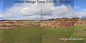 View N from Altar Wedge Tomb