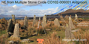 NE axial view from Ardgroom Stone Circle