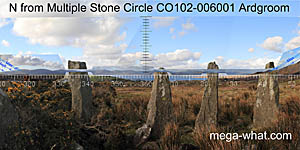 View N from Ardgroom Stone Circle