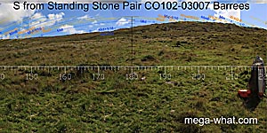 View S from Barrees Standing Stone Pair