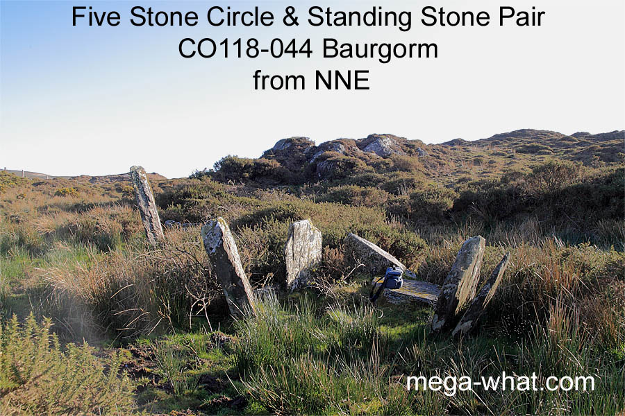 Baurgorm (E) Stone Circle from NE.