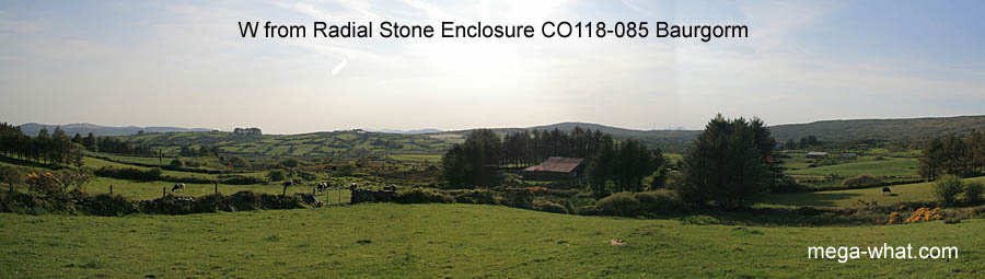 W from Baurgorm Radial Stone Enclosure, Cork, Ireland.