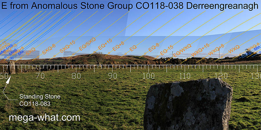 E from Derreengreanagh Anomalous Stone Group, Cork, Ireland.