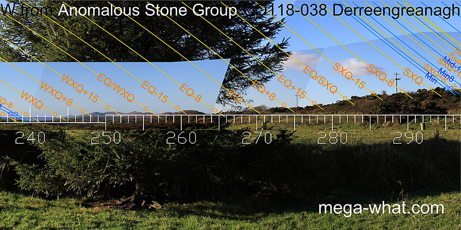 W from Derreengreanagh Anomalous Stone Group, Cork, Ireland.