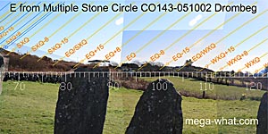 E from Drombeg Stone Circle, Cork, Ireland.