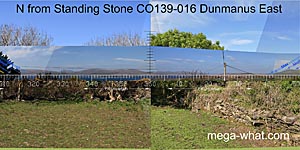 View N from Dunmanus East Standing Stone / Row
