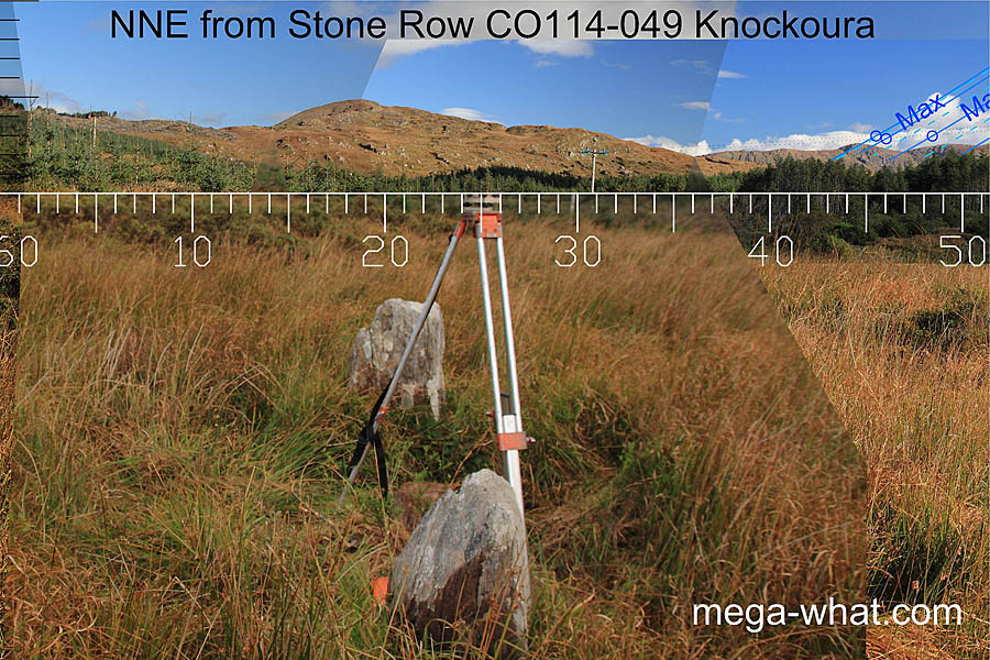 NE from Knockoura Stone Row, Cork, Ireland - stone axes.