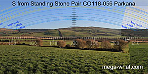 View S from Parkana Standing Stone Pair