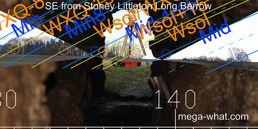 SE from Stoney Littleton Long Barrow, Somerset, England.