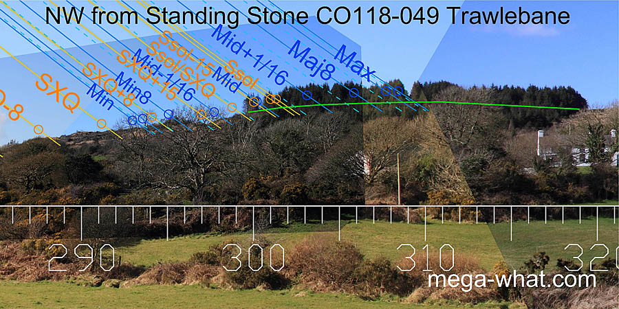 NW from Standing Stone CO118-049 Trawlebane, Cork, Ireland.